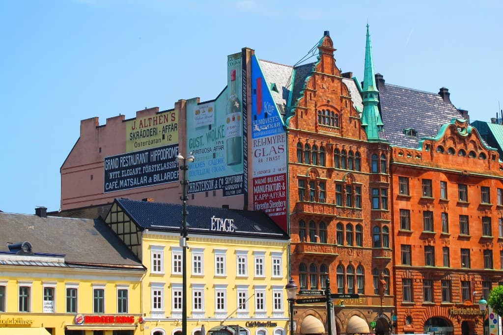 Fasader i Malmö