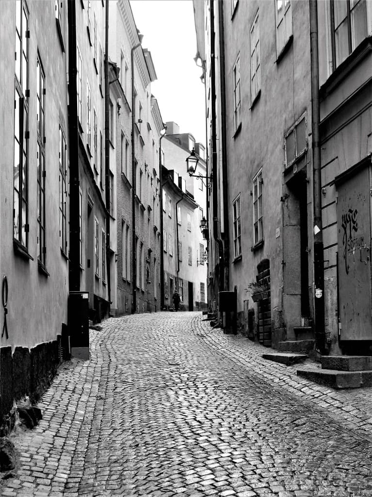 Gränd i Gamla stan, Stockholm
